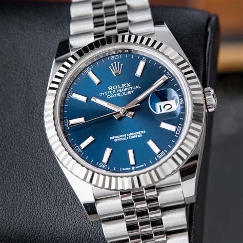 rolex datejust 41 fluted bezel jubilee bracelet|rolex datejust 41 blue diamond.